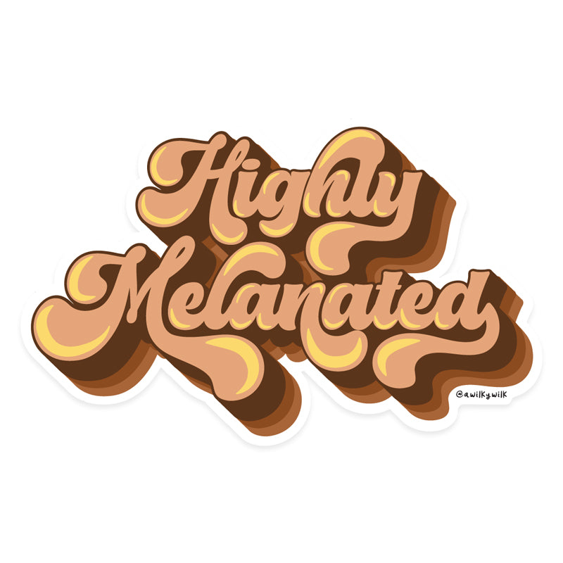 Highly Melanated Vinyl Sticker
