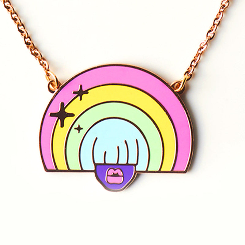 Rainbow Bob Necklace