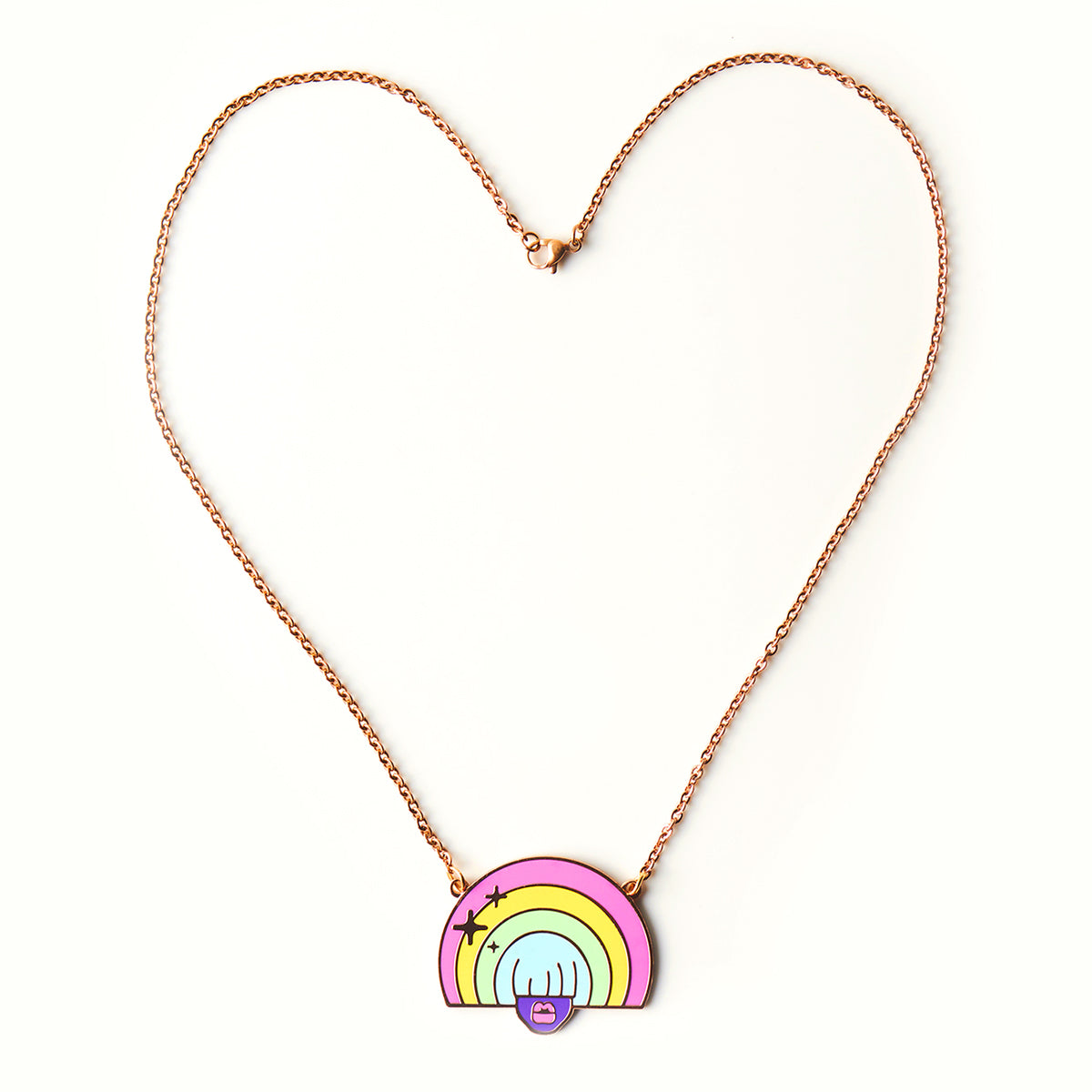 Rainbow Bob Necklace