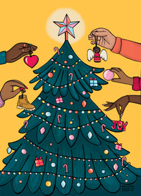 Holiday Gathering Greeting Card